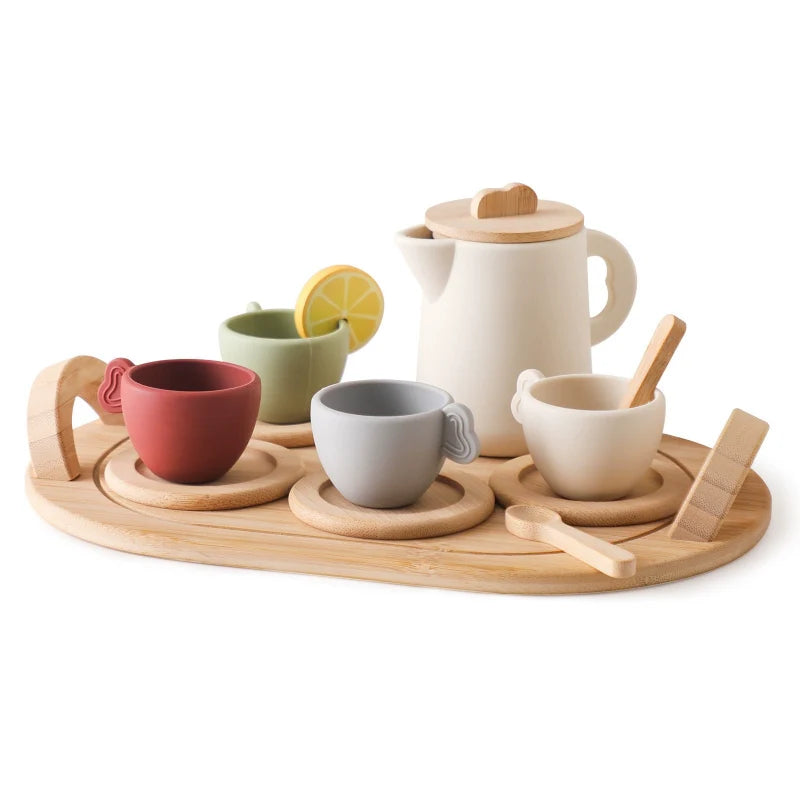 Wooden Tea Party Set