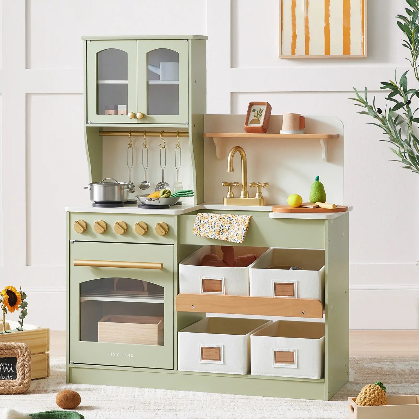 Tiny Land® Serenity Wooden Kitchen – Green