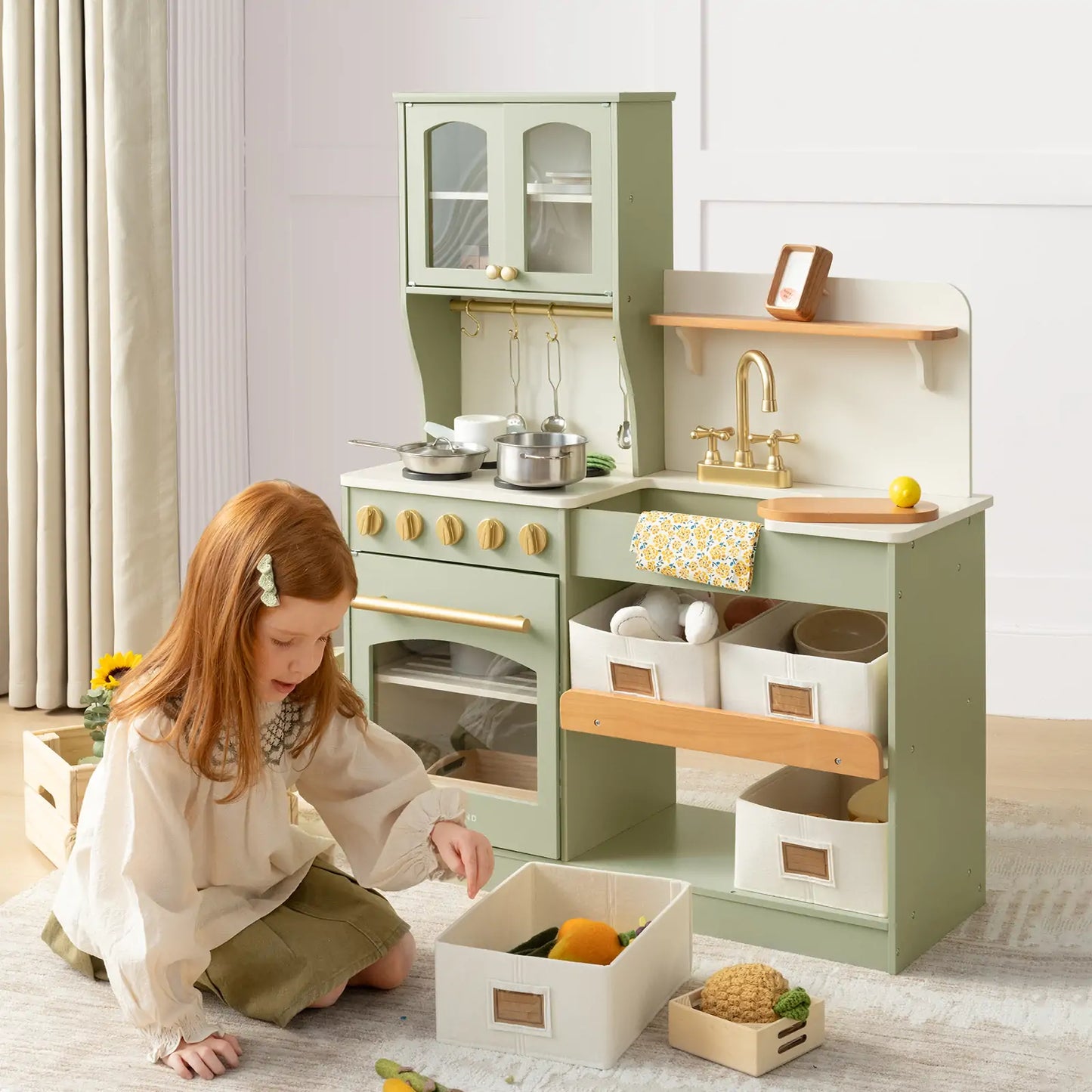Tiny Land® Serenity Wooden Kitchen – Green