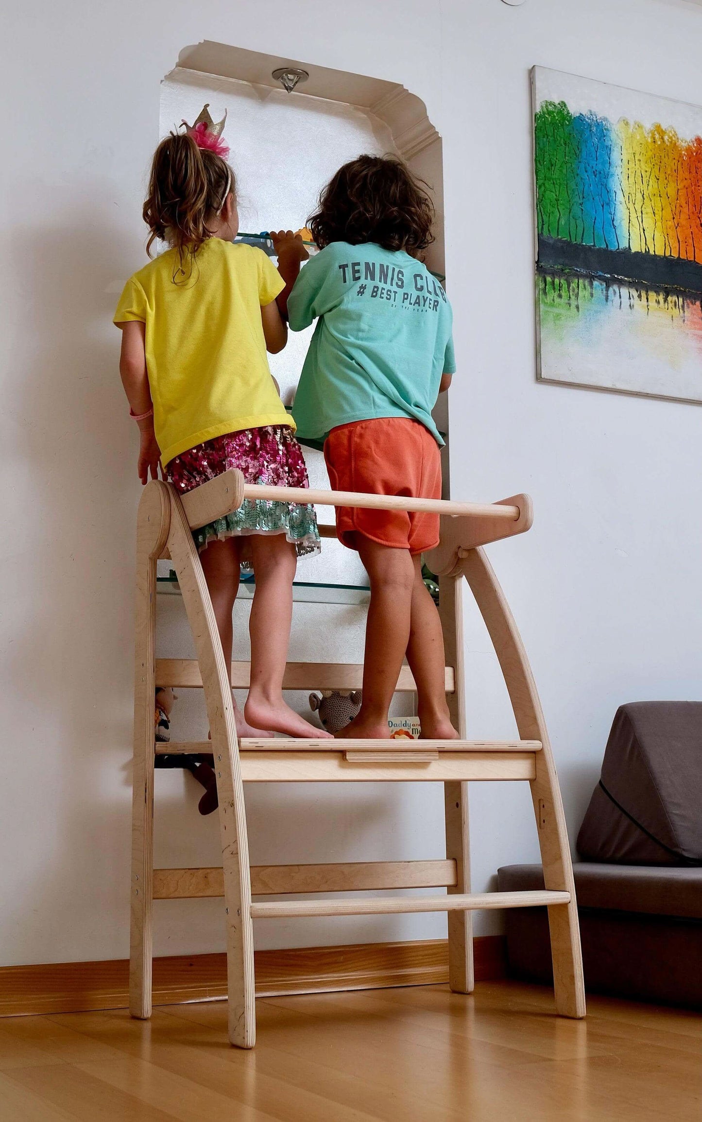 Montessori Double Toddler Tower