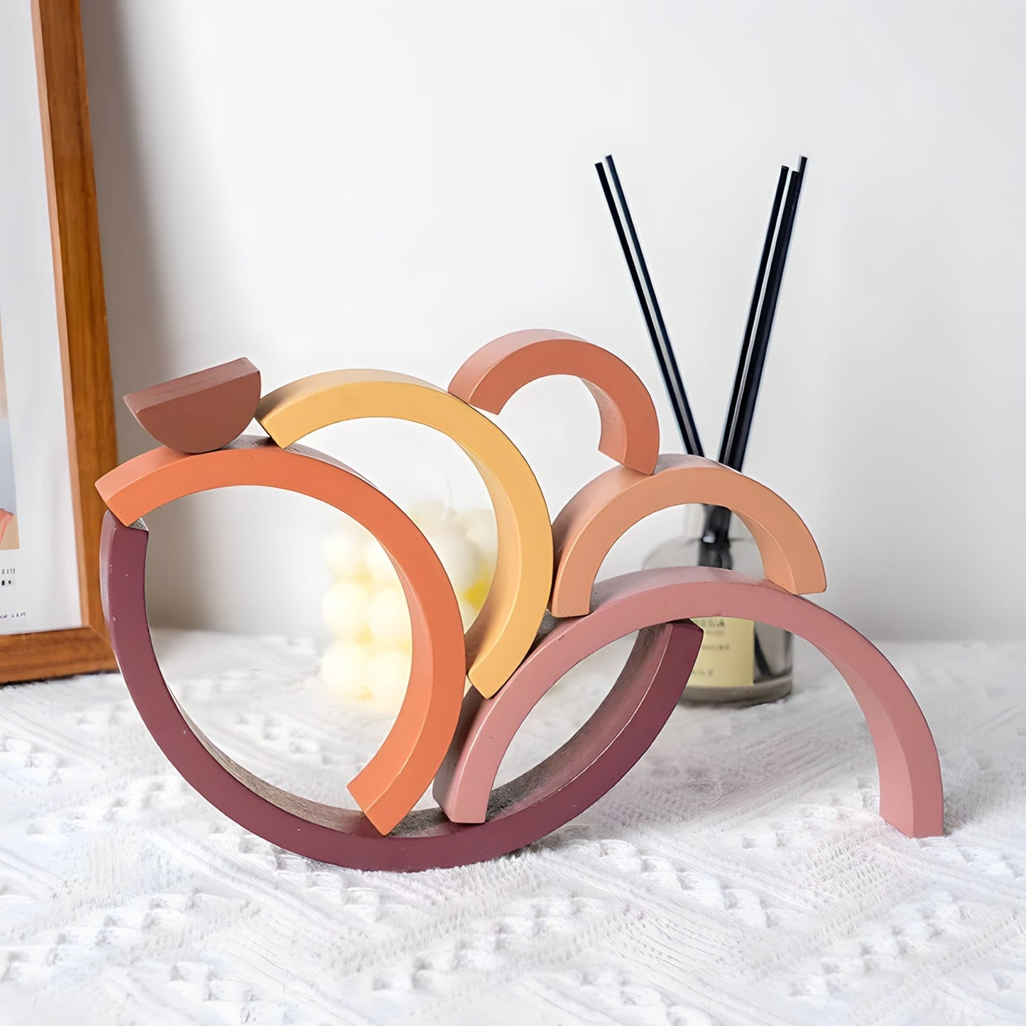 Small Wooden Rainbow Arch Blocks