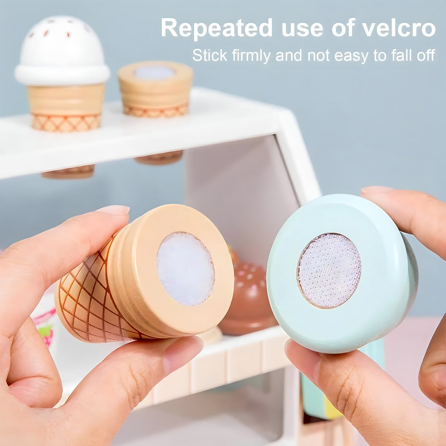 Wooden Ice Cream Shop Playset