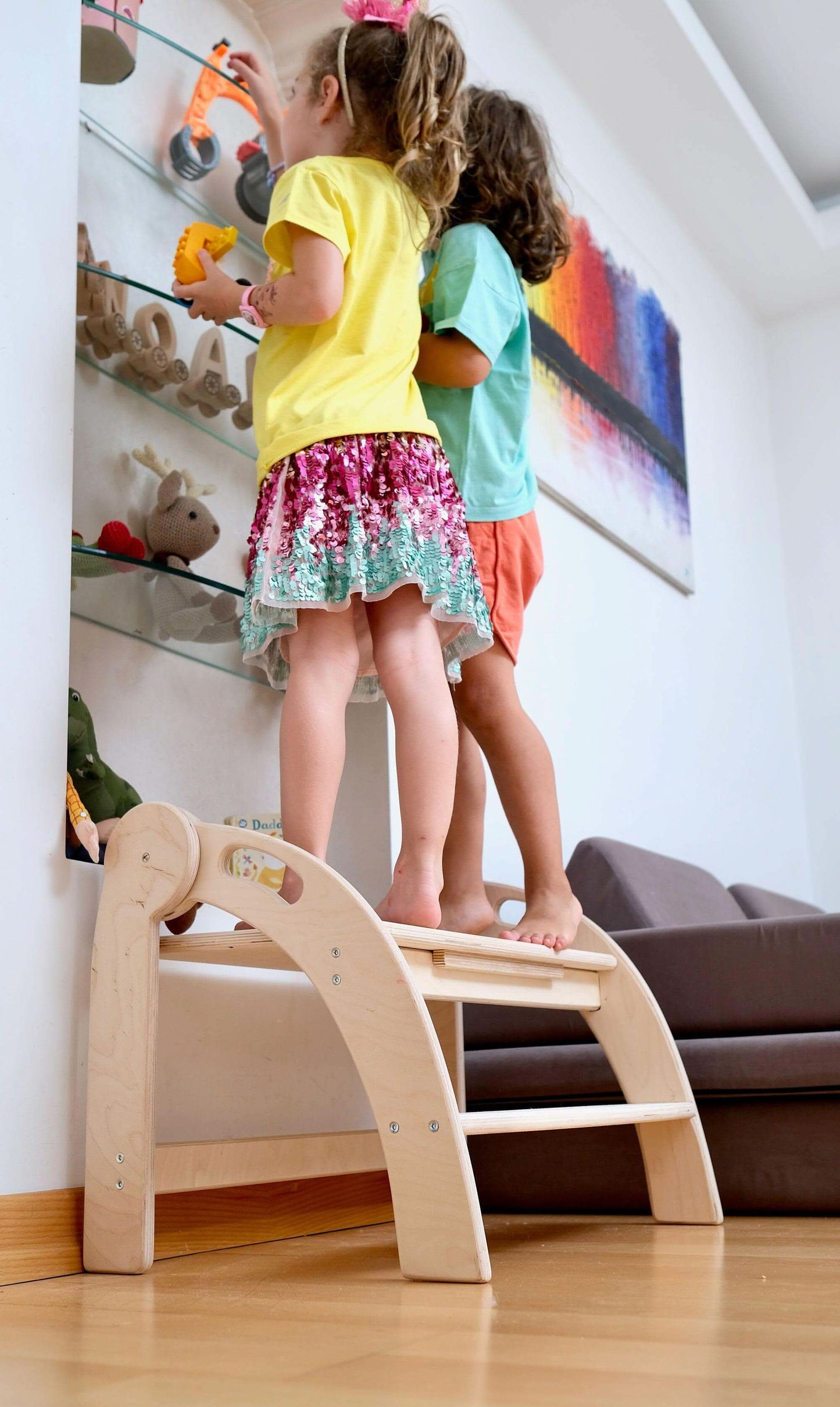 Twins Montessori Kitchen Stool