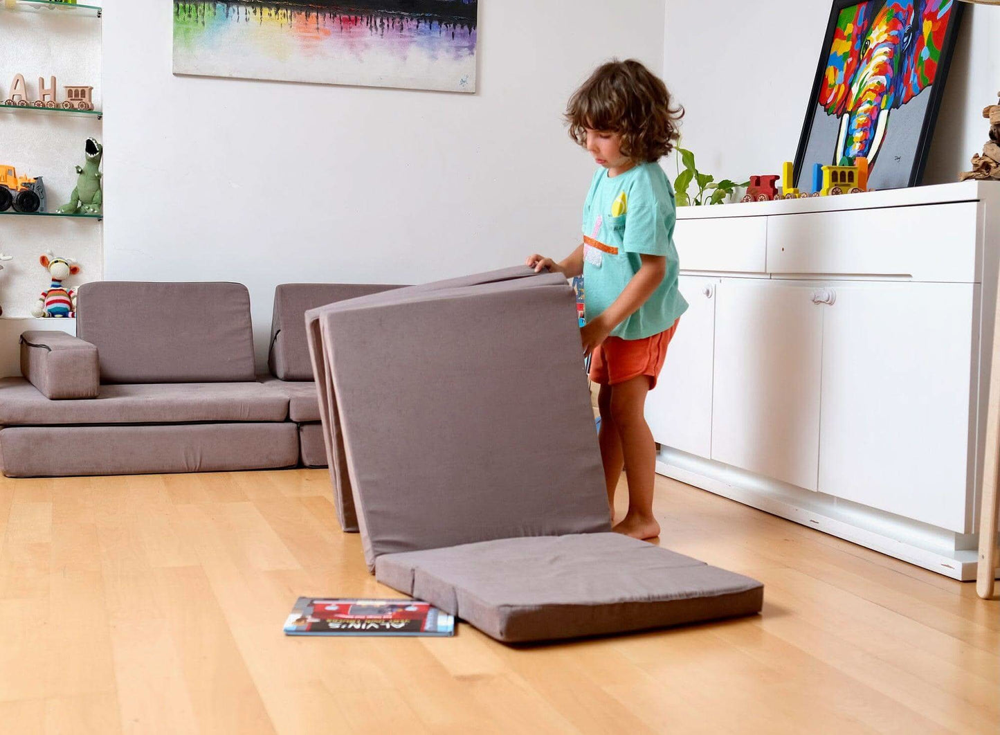 Transformable Play Mat and Couch